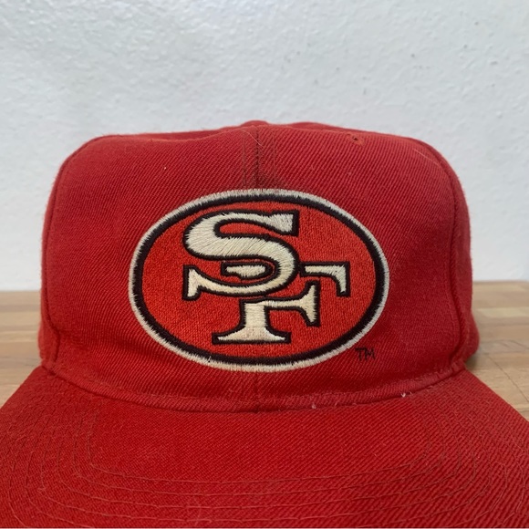 Vintage NFL New Era Pro Model Wool Blend Snap Back Hat San Francisco 49ers  Cap - Picture 2 of 10